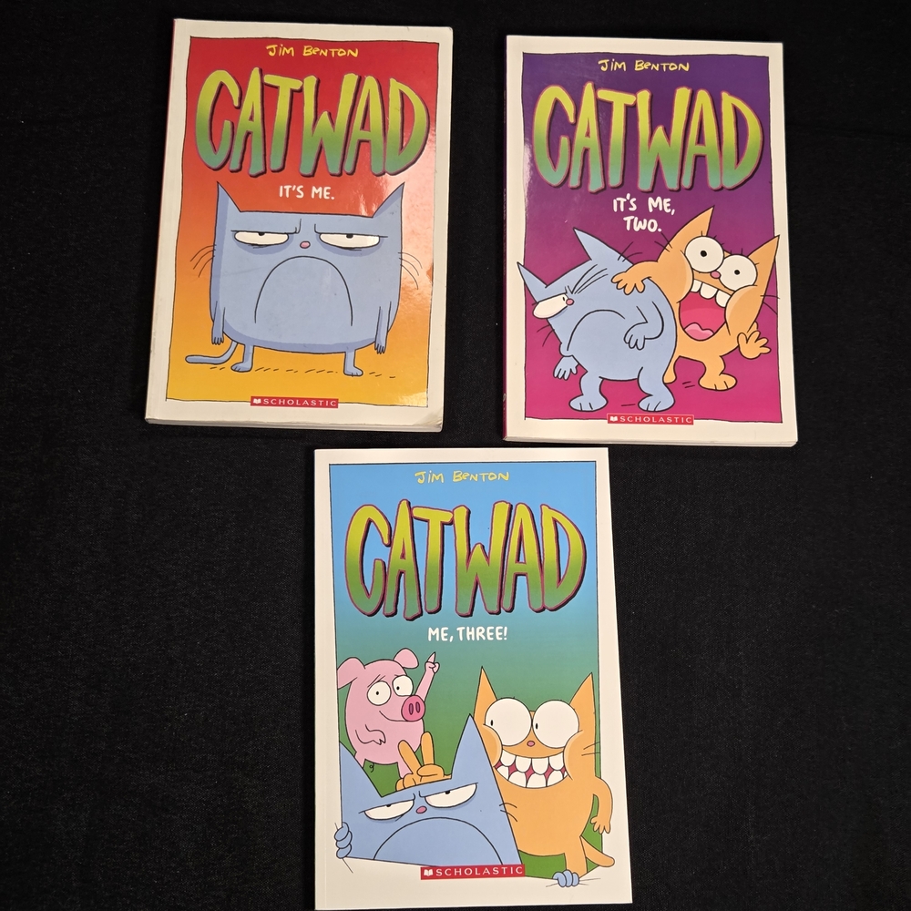 Scholastic Catwad Series - Lot Of 3